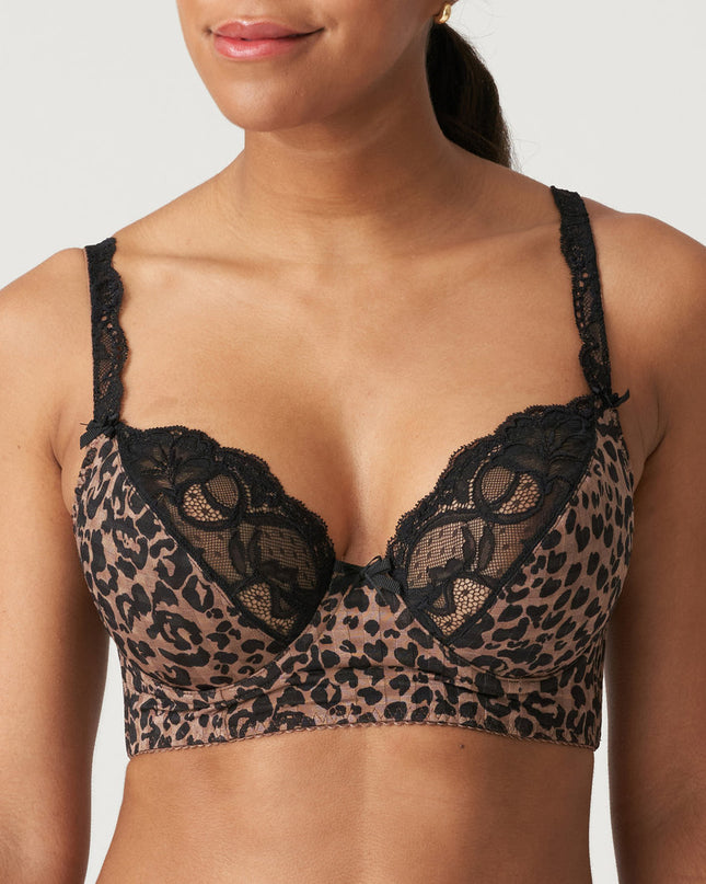 80 F / Prima Donna Madison BH Aussenträger tiefes Dekollet bronze