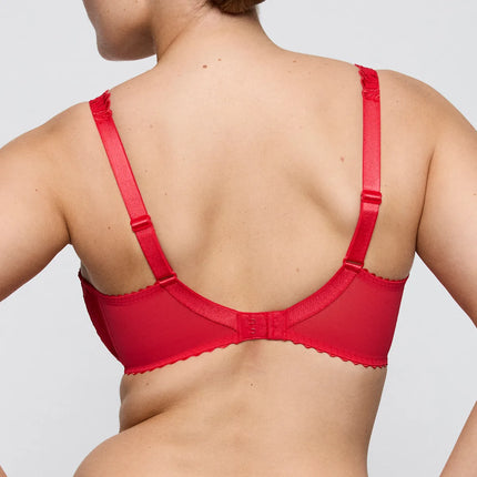 Prima Donna unterlegter BH Balconette Vertikale Naht ohne Polsterung Solisse true red