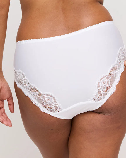 Slip a vita alta Prima Donna Madison bianco