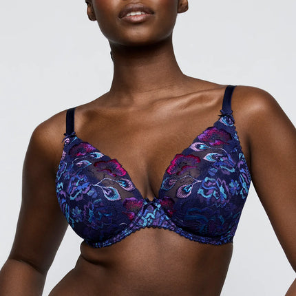 Prima Donna halb unterlegter BH Tiefdekoll. San Angel water blue