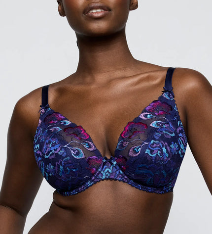 Prima Donna halb unterlegter BH Tiefdekoll. San Angel water blue