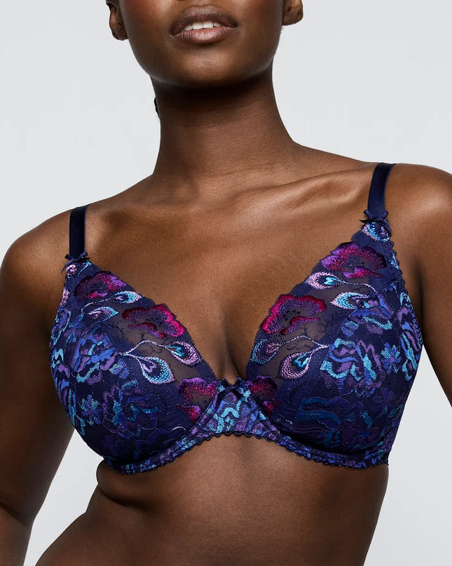 Prima Donna halb unterlegter BH Tiefdekoll. San Angel water blue