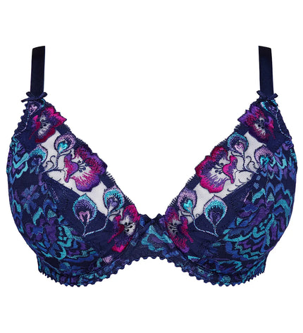 Prima Donna halb unterlegter BH Tiefdekoll. San Angel water blue