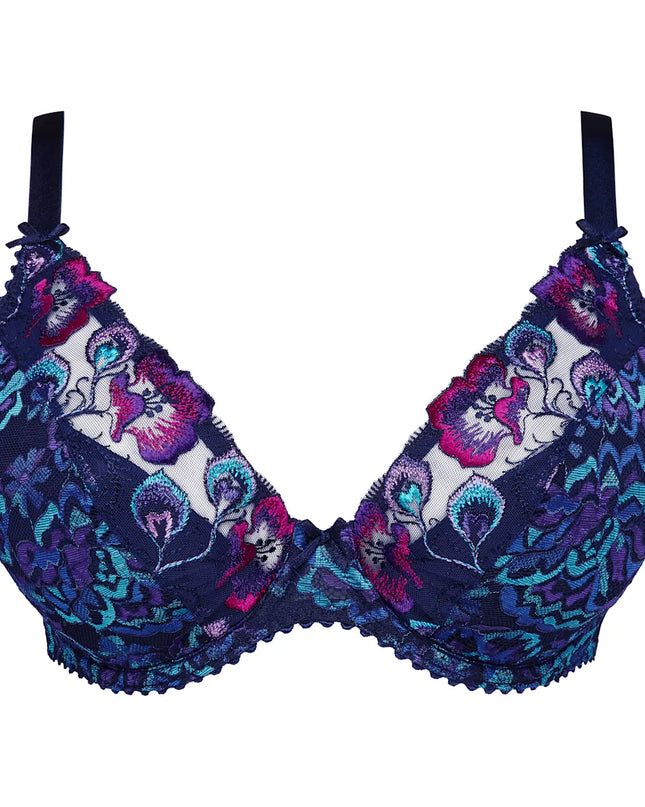Prima Donna halb unterlegter BH Tiefdekoll. San Angel water blue