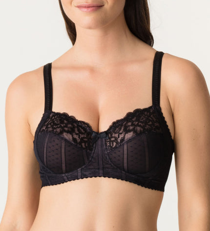 75 D / Prima Donna BH ohne Bügel Couture schwarz