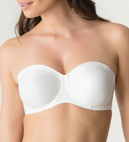Prima Donna trägerloser BH bis Cup F Satin natur