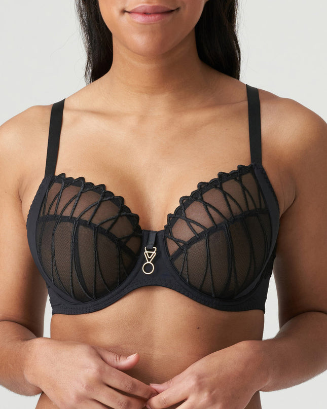 100 D / Prima Donna BH Vollschale mit Bügel Arthill schwarz