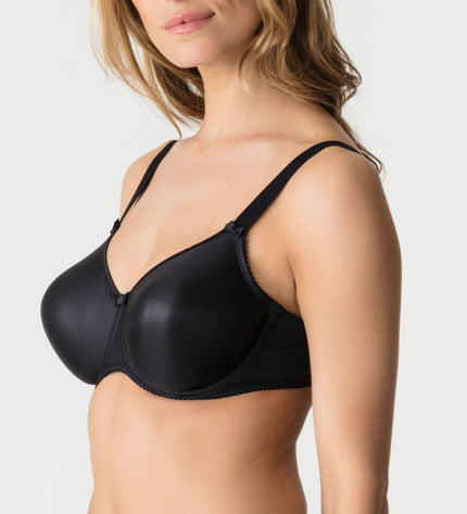 Prima Donna gemoldeter BH Satin schwarz