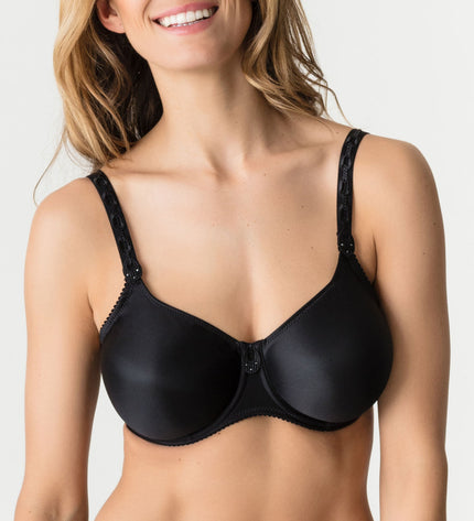 Prima Donna Satin gemoldeter BH schwarz