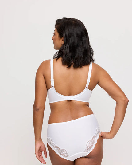 Slip a vita alta Prima Donna Madison bianco