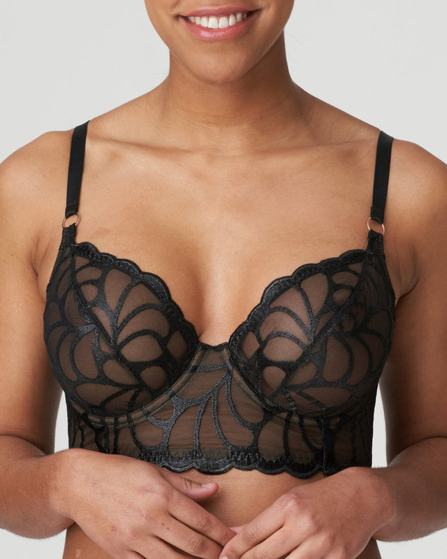 70F / Prima Donna Twist Longline BH Aprodisia schwarz
