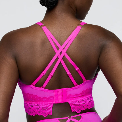 Prima Donna Twist Tiefdekolletierter Bügel BH ohne Polsterung Dear Night influencer pink