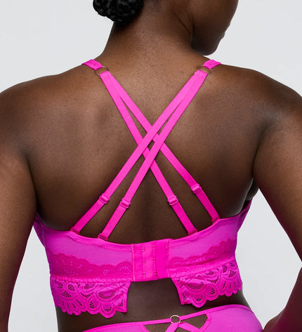 Prima Donna Twist Tiefdekolletierter Bügel BH ohne Polsterung Dear Night influencer pink