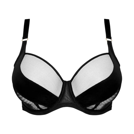 Prima Donna Twist Balconette BH Tulpenschnitt ohne Polsterung Sheary schwarz