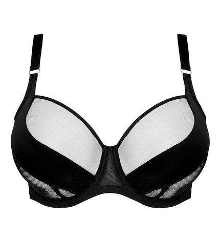 Prima Donna Twist Balconette BH Tulpenschnitt ohne Polsterung Sheary schwarz