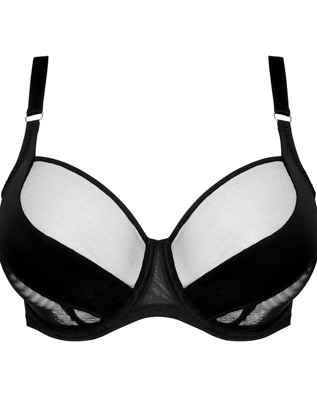 Prima Donna Twist Balconette BH Tulpenschnitt ohne Polsterung Sheary schwarz