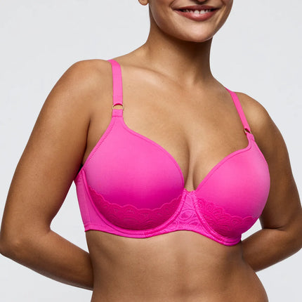 Prima Donna Twist unterlegter BH Herzform Dear Night influencer pink