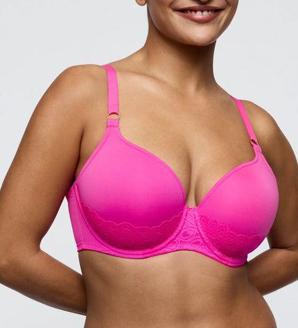 Prima Donna Twist unterlegter BH Herzform Dear Night influencer pink