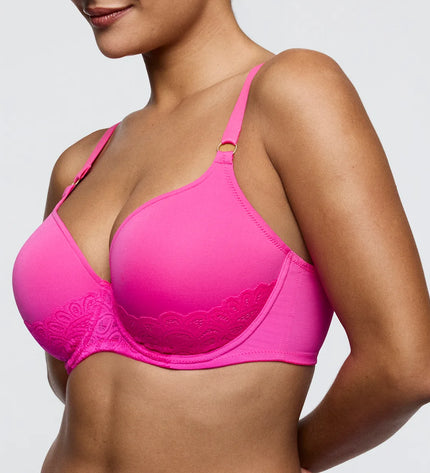 Prima Donna Twist unterlegter BH Herzform Dear Night influencer pink