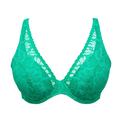 Prima Donna Twist halb Unterlegter BH Tiefdekolletiert Mocuto vivid green