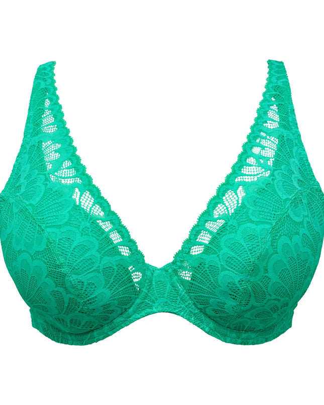 Prima Donna Twist halb Unterlegter BH Tiefdekolletiert Mocuto vivid green