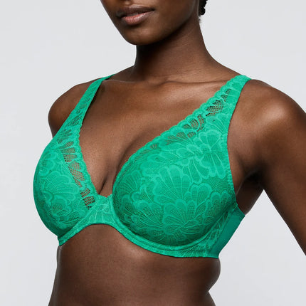 Prima Donna Twist halb Unterlegter BH Tiefdekolletiert Mocuto vivid green