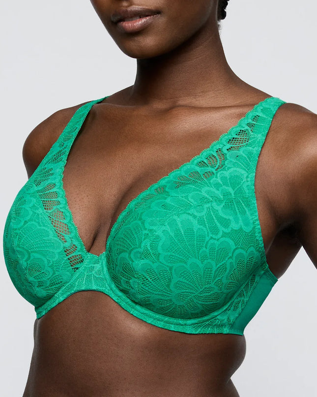 Prima Donna Twist halb Unterlegter BH Tiefdekolletiert Mocuto vivid green