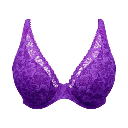 Prima Donna Twist halb Unterlegter BH Tiefdekolletiert Mocuto italian acai
