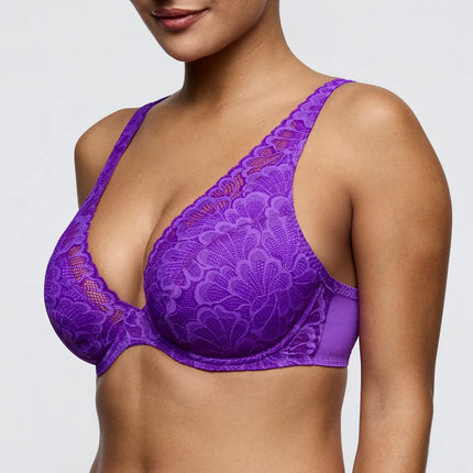 Prima Donna Twist halb Unterlegter BH Tiefdekolletiert Mocuto italian acai