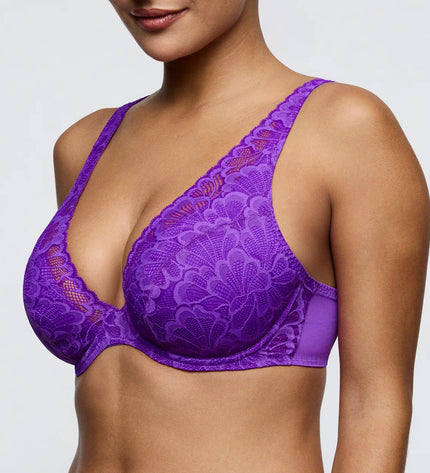 Prima Donna Twist halb Unterlegter BH Tiefdekolletiert Mocuto italian acai