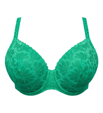 Prima Donna Twist unterlegter BH mit Bügel Herzform Mocuto vivid green