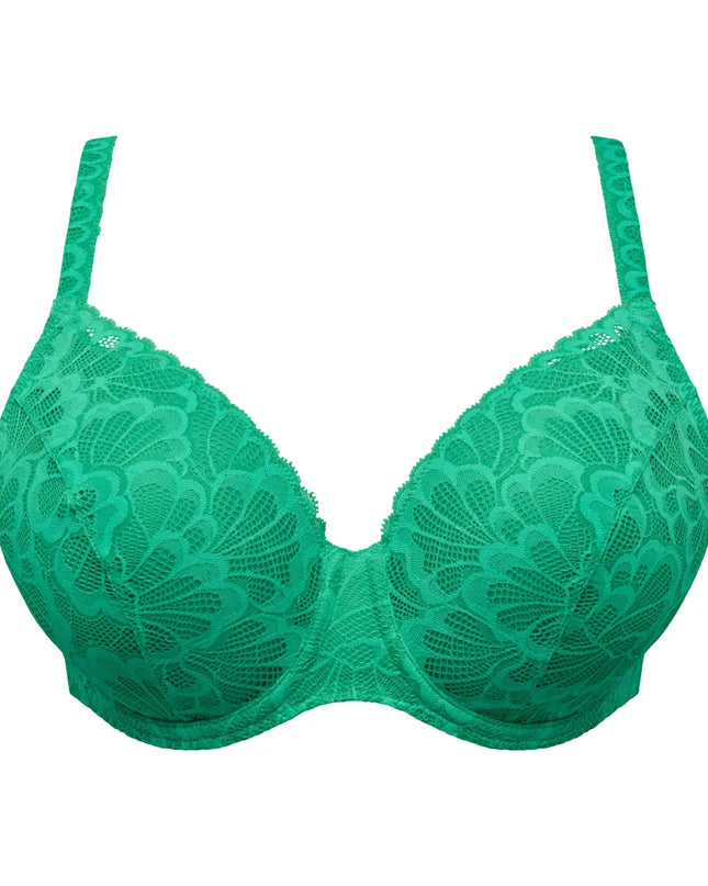 Prima Donna Twist unterlegter BH mit Bügel Herzform Mocuto vivid green