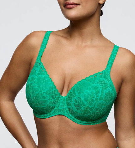 Prima Donna Twist unterlegter BH mit Bügel Herzform Mocuto vivid green