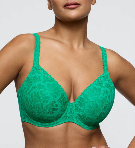 Prima Donna Twist unterlegter BH mit Bügel Herzform Mocuto vivid green