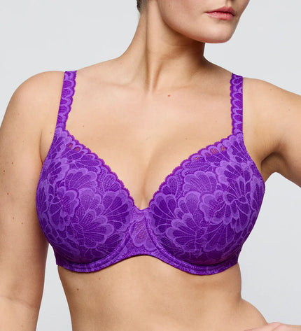 Prima Donna Twist unterlegter BH mit Bügel Herzform Mocuto italian acai