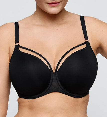 Prima Donna Twist unterlegter BH Herzform Sheary schwarz