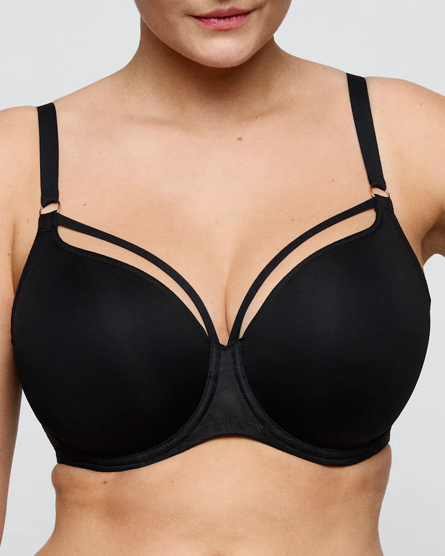 Prima Donna Twist unterlegter BH Herzform Sheary schwarz