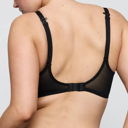 Prima Donna Twist unterlegter BH mit Bügel Herzform Twixie schwarz