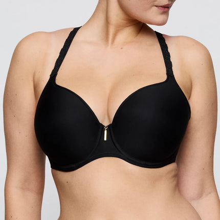 Prima Donna Twist unterlegter BH mit Bügel Herzform Twixie schwarz