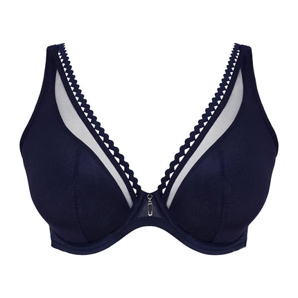 Prima Donna Twist halb unterlegter BH Tiefdekoll. Wowgirl evening blue