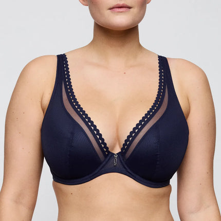 Prima Donna Twist halb unterlegter BH Tiefdekoll. Wowgirl evening blue