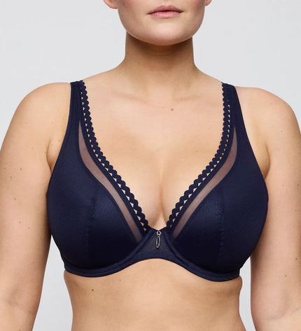 Prima Donna Twist halb unterlegter BH Tiefdekoll. Wowgirl evening blue