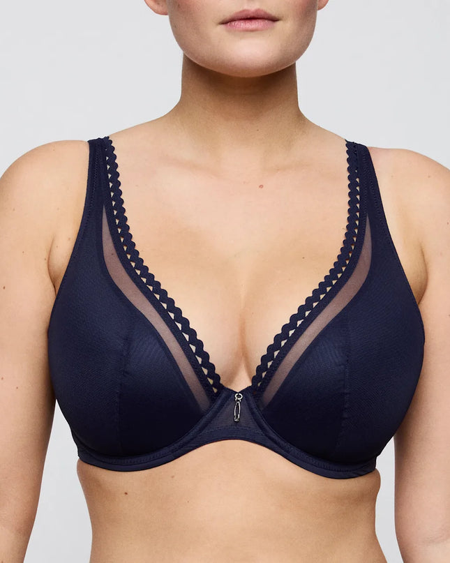 Prima Donna Twist halb unterlegter BH Tiefdekoll. Wowgirl evening blue