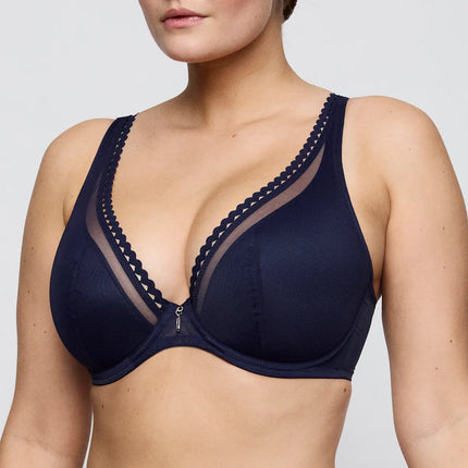Prima Donna Twist halb unterlegter BH Tiefdekoll. Wowgirl evening blue