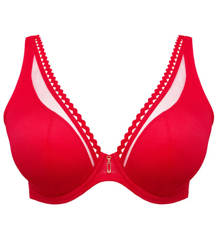 Prima Donna Twist halb unterlegter BH Tiefdekoll. Wowgirl true red
