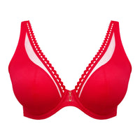 Prima Donna Twist halb unterlegter BH Tiefdekoll. Wowgirl true red