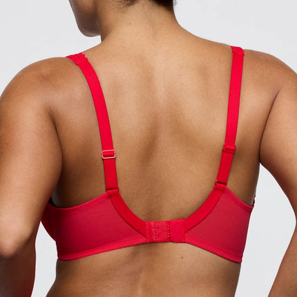 Prima Donna Twist halb unterlegter BH Tiefdekoll. Wowgirl true red