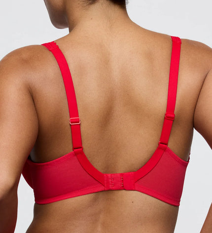 Prima Donna Twist halb unterlegter BH Tiefdekoll. Wowgirl true red