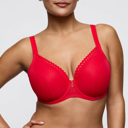 Prima Donna Twist unterlegter BH Herzform Wowgirl true red