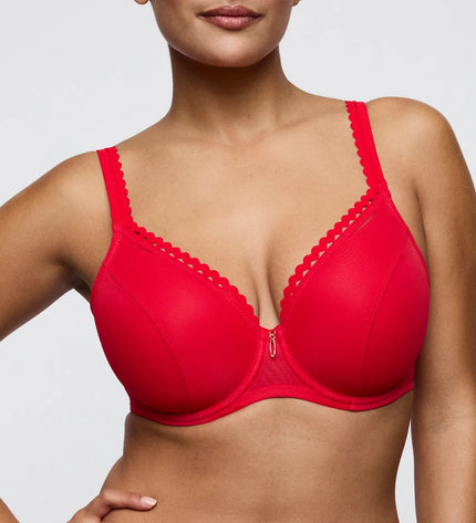 Prima Donna Twist unterlegter BH Herzform Wowgirl true red